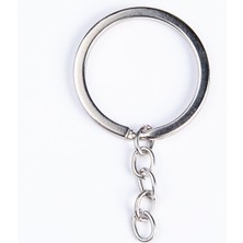 Orhan Çanta 50 Adet Zincirli Anahtarlık Halkası Amigurumi Makrome Anahtarlık