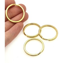 Orhan Çanta 50 Adet Gold Anahtar Halkası Zincirsiz (Ezme)