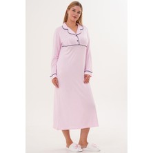 Mecit Pijama Mecit 6308 Pembe Kadın Gecelik