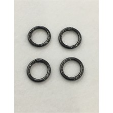 Orhan Çanta Çanta Halkası Yuvarlak Yaylı Klips 2 cm 4 Lü Set