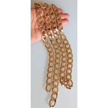 Orhan Çanta Çanta Aksesuar Light Gold Renk Klasik Çanta Zinciri 120 cm