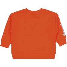 Civil Boys Skater Baskılı 2-5 Yaş Sweatshirt - Turuncu 4-5 Yaş