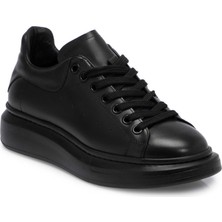 Tergan Siyah Hakiki Deri Erkek Sneaker - E25S1AY57669-A23