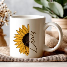 Isimli Kişiye Öze Beyazl Kupa Bardak – Şık, Minimal Tasarım Kupa Bardak