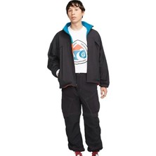 DV92130 10 Nike Acg 'oregon Serisi' Yeniden Düzenlenen Çift Taraflı Düz Ceket Siyah / Yeşil Abyss