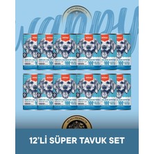 Wanpy Tavuklu Ezme Köpek Konservesi 12X375 gr