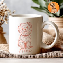 Kişiye Özel Evcil Hayvan Kupası - Sevimli Evcil Hayvan Beyaz Kupa Bardak - Evcil Hayvan Hediyesi