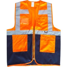 Sb Shopping Yönetici Ikaz Yeleği Turuncu/lacivert S Beden
