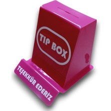 Miraj Reklam Pembe Tip Box Bahşiş Kutusu