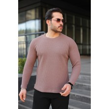 Comstar Erkek Trend Basic Slim Fit Bisiklet Yaka T.pembe Kazak