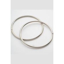 Orhan Çanta Gümüş Renkli 2 Adet 13,5 cm Çanta Sapı