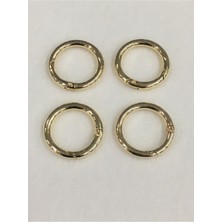 Orhan Çanta Çanta Halkası Yuvarlak Yaylı Klips 2,5 cm 4 Lü Set