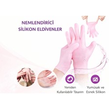 ÇARŞI HANEM Çarşı Hanem Silikon Bakım Eldiveni Nemlendirici ve Çatlama Önleyici Jel El Peelingi Ölü Deri Atıcı 1 Çift