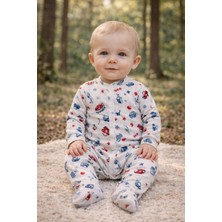 Love Giyim Araba Desenli Şapkalı Takım