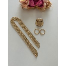 Orhan Çanta Örgü Çanta Zincir Kilit Seti - Metal Çanta Aksesuarı