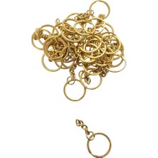 Orhan Çanta Anahtarlık Halkası Gold Renk 25 mm 50 Adet