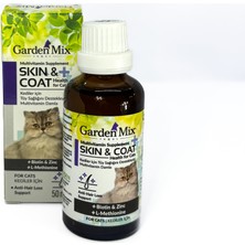 Garden Mix Skin & Coat Kediler Için Tüy ve Cilt Sağlığı Destekleyici Multivitamin Damla – 50 ml