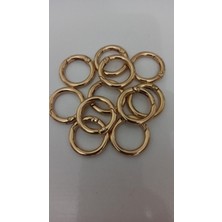 Orhan Çanta Yaylı Halka Light Gold 2.5cm 10 Adet Örgü Çanta Aksesuar