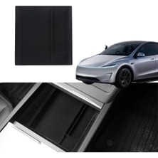 Ramm Tesla Juniper Orta Konsol Düzenleyici Orta Kaymaz Yüzey Kumaş Kaplamalı Siyah