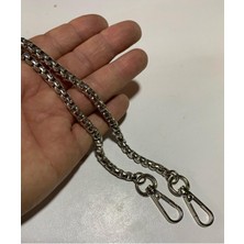 Orhan Çanta Gümüş Renk Kare Model Çanta Zinciri ( 110 cm )