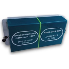 Miraj Reklam Turkuaz Dilek Öneri ve Ramakk Kala Kutusu