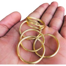 Orhan Çanta 2,5 cm Ince Halka 30 Adet Gold Renk