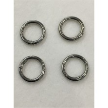 Orhan Çanta Çanta Halkası Yuvarlak Yaylı Klips 2 cm 4 Lü Set