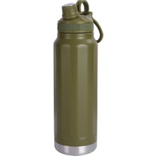 Weather Forecast 316 L Çelik Yeşil Kulplu 800 ml Ilık Soğuk Içecek Termos Suluk MT239YS