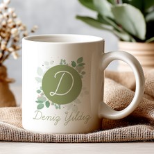 Harfli Isimli Kişiye Öze Beyazl Kupa Bardak – Şık, Minimal Tasarım Kupa Bardak