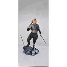 Hanart Ragnar Rodbrok Büst Figür Degistirilebilir 2 Baslı 20 cm Vikings Vikingler