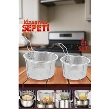 Sb Shopping Hsnet 2 Boy Kızartma Süzgeci Patates Kızartma Filtresi 304 Paslanmaz Çelik