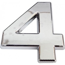 Sb Shopping Cemax Krom Yapışkanlı 4 Rakamı 5 cm