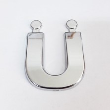 Sb Shopping Cemax Ü Harfi 3,75 cm Krom Yapışkanlı