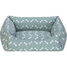 Nrzsnt Pet Comfort Uniform Bone Mint-Beyaz Kedi ve Köpek Yatağı S 50X40CM