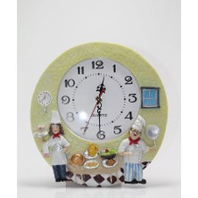 Karahanbey Aşçı Tasarımlı Polyester Duvar Saati Model 5