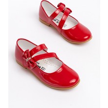 Kız Çocuk Cırtlı Kaydırmaz Taban Babet