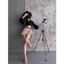 Budi Home Kemerli Kapak Detaylı Şort Etek