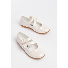 Papuccum Ortopedi Kız Çocuk Cırtlı Kaydırmaz Taban Babet