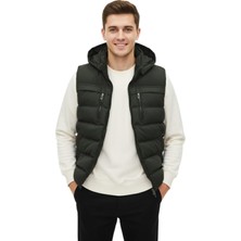 Baglan Erkek Kapüşonlu Spor Yelek 4021 BGL-ST04900