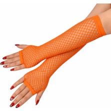 Pazarcan Turuncu File Parmaksız Eldiven 26 cm