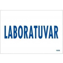 Sb Shopping Laboratuvar Uyarı Levhası 17,5X25 KOD:1656