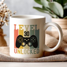 Kişiye Özel Level-Yaş Unlocked Kupa – Gamer Temalı Doğum Günü Hediyesi