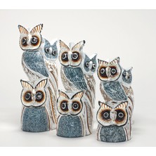 Karahanbey Ahşap 3'lü Baykuş Seti Model 6