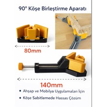 90 Derece Köşe Sabitleme Aparatı – Ahşap & Mobilya Montaj Kelepçesi