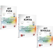 3D Yayınları 3D Ayt Fizik Kimya ve Biyoloji Deneme Seti 3 Kitap