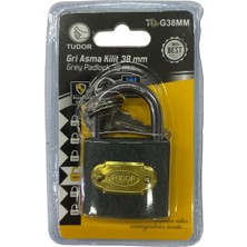 Sb Shopping Ennalbur Tudor 38 mm Kısa Gri Asma Kilit