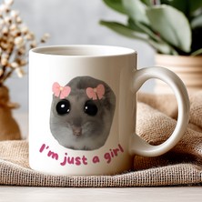 Just A Girl Yazılı Komik Kupa Bardak – Komik Yazılı Bardak, Eğlenceli Kupa Bardak