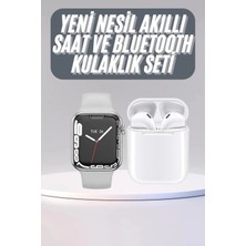 Sb Shopping Akıllı Saat Kulaklık Hediyeli Uyku ve Sağlık Takibi Yapabilen Uzun Ömürlü