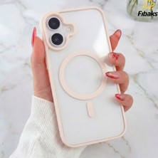 Apple iPhone 16 Uyumlu Kılıf Magsafe Wireless Şarj Özellikli Tam Koruma Renkli Sert Silikon Kapak