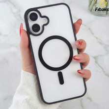 Apple iPhone 16 Plus Uyumlu Kılıf Magsafe Wireless Şarj Özellikli Tam Koruma Renkli Sert Kapak